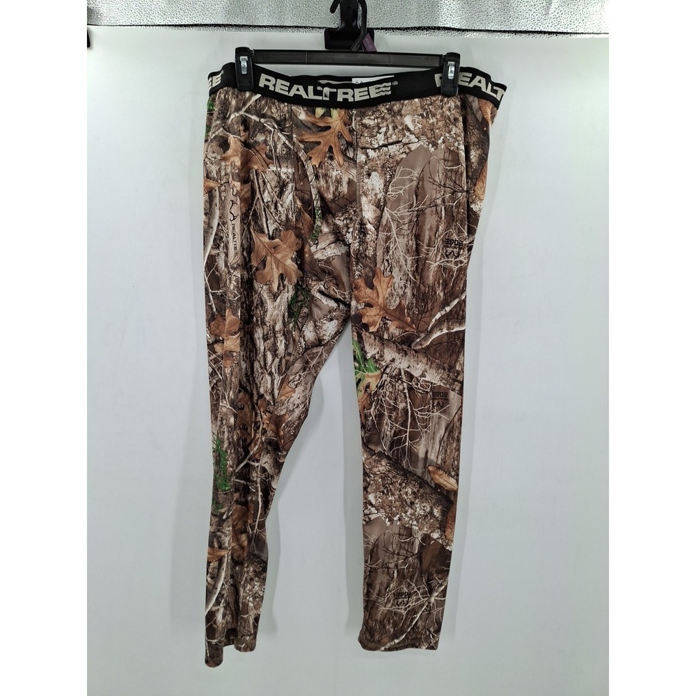 Realtree Mens Camo Base Layer Elastic‎ Waist Pants XL 42-44